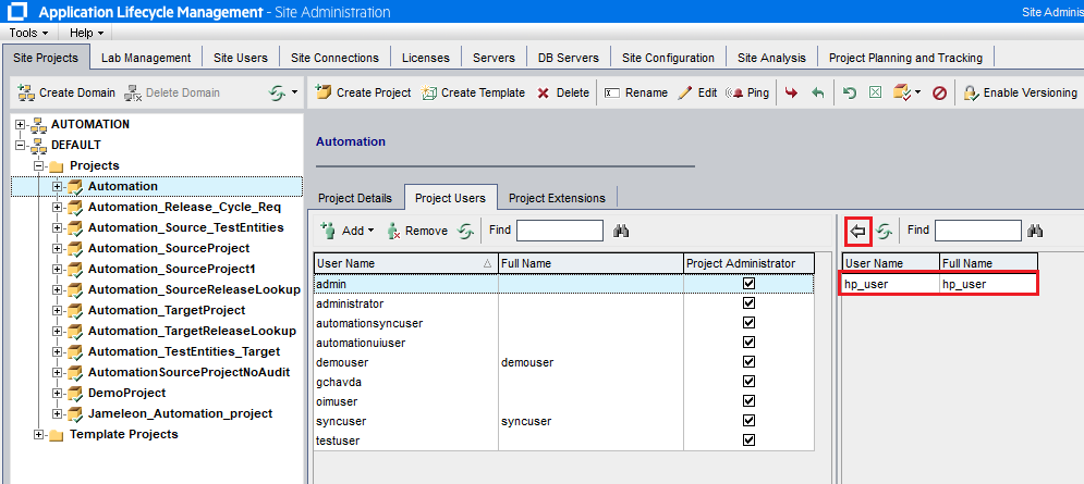 Add Project User Step 2